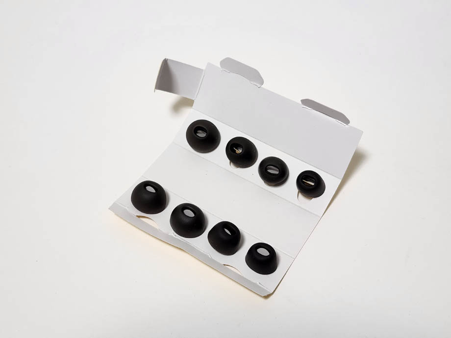 付属のイヤーチップ