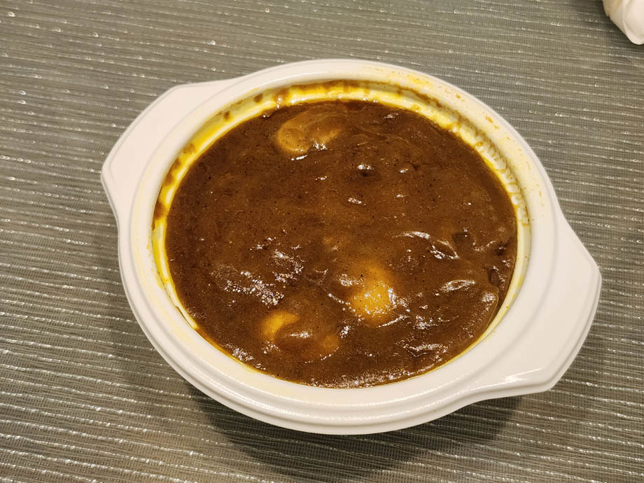 ビーフカレーのアップ