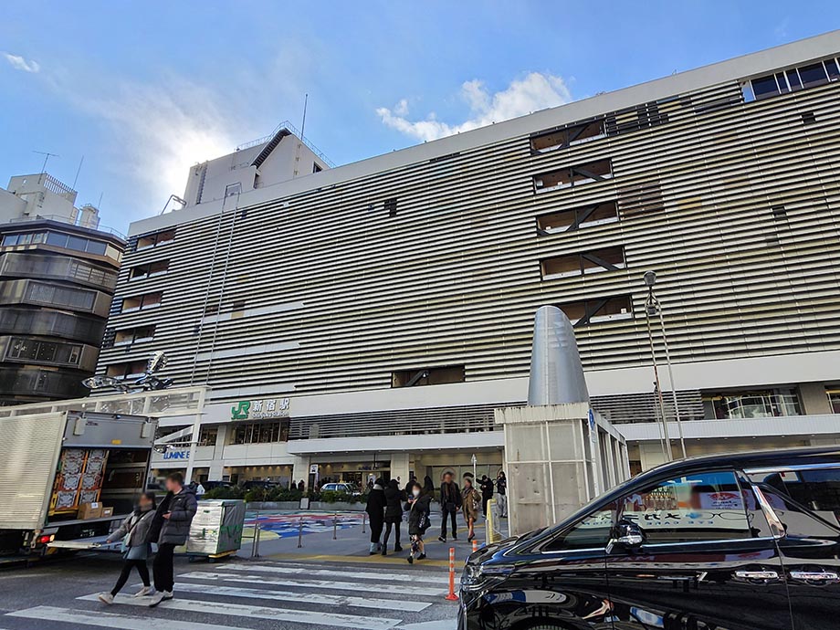 JR新宿駅の風景