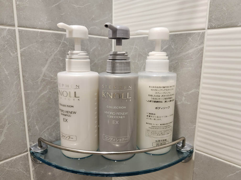 ホテルベルクラシック東京のシャンプー、リンス、コンディショナー