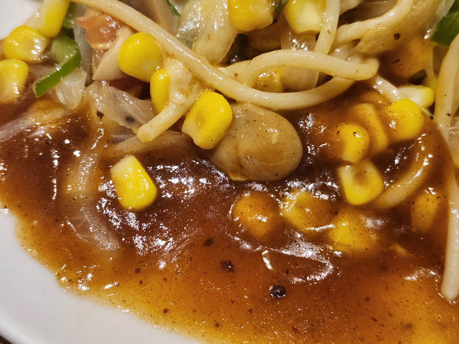 スパゲッティハウスヨコのソースアップ